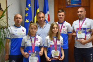 Întâlnirea dintre Președintele raionului Ialoveni, Ghenadie SAJIN și sportivii din raionul Ialoveni care au participat la Campionatul European la Taekwon-do