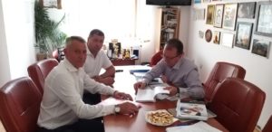 Vicepreședinții raionului Ialoveni Oleg Mereacre și Victor Istratiev au efectuat o vizită de lucru în România