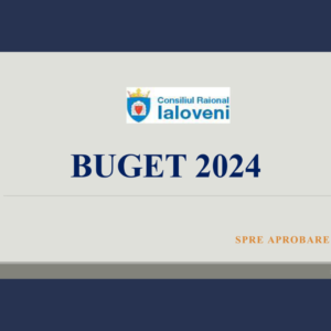 Proiectul bugetului raional Ialoveni pentru anul 2024, supus consultărilor publice într-un format extins