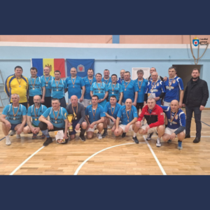 Campionatul raional la volei printre veterani a fost câștigat de echipa satului Bardar