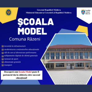 Liceul Teoretic „Ion Pelivan” din comuna Răzeni, selectat pentru a fi implementat Proiectul național Rețeaua Școlilor Model