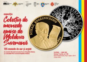 Galeria colecțiilor Petru Costin a Consiliului raional Ialoveni a vernisat o expoziție de 195 de monede de aur și argint la Oradea, România