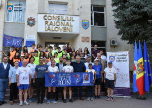 „Alergarea globală pentru Pace – Peace Run” a transmis „Torța Păcii” raionului Ialoveni