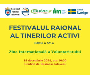 Finaliștii rundei a XXIX-a de granturi mici sunt invitați la Festivalul Tinerilor Activi, pentru a prezenta rezultatele proiectelor implementate