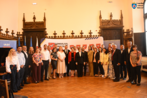 O delegație formată din conducerea raionului Ialoveni și 12 primari a întreprins o vizită de lucru în Județul Iași, România