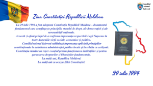 📌 29 iulie – Ziua Constituției Republicii Moldova
