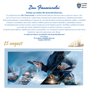 𝗠𝗲𝘀𝗮𝗷𝘂𝗹 𝗱𝗲 𝗳𝗲𝗹𝗶𝗰𝗶𝘁𝗮𝗿𝗲 𝗮 𝗽𝗿𝗲𝘀̦𝗲𝗱𝗶𝗻𝘁𝗲𝗶 𝗿𝗮𝗶𝗼𝗻𝘂𝗹𝘂𝗶 𝗜𝗮𝗹𝗼𝘃𝗲𝗻𝗶 𝗰𝘂 𝗽𝗿𝗶𝗹𝗲𝗷𝘂𝗹 𝗺𝗮𝗿𝗰𝗮̆𝗿𝗶𝗶 𝗭𝗶𝗹𝗲𝗶 𝗙𝗶𝗻𝗮𝗻𝗰𝗶𝗮𝗿𝘂𝗹𝘂𝗶 𝟭𝟱 𝗮𝘂𝗴𝘂𝘀𝘁