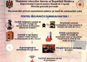 Specialiștii îndeamnă cetățenii să respecte normele de securitate odată cu începerea sezonului rece al anului