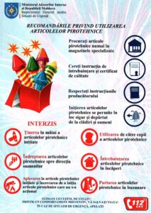 Pompierii și salvatorii atenționează cetățenii asupra necesității respectării regulilor de securitate în perioada sărbătorilor de iarnă