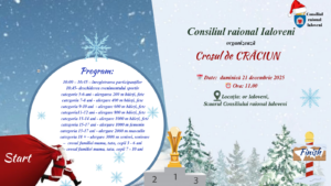 Consiliul raional Ialoveni invită iubitorii sportului la „Crosul de Crăciun”