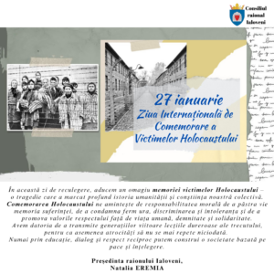 𝟮𝟳 𝗶𝗮𝗻𝘂𝗮𝗿𝗶𝗲 – 𝗭𝗶𝘂𝗮 𝗜𝗻𝘁𝗲𝗿𝗻𝗮𝘁̦𝗶𝗼𝗻𝗮𝗹𝗮̆ 𝗱𝗲 𝗖𝗼𝗺𝗲𝗺𝗼𝗿𝗮𝗿𝗲 𝗮 𝗩𝗶𝗰𝘁𝗶𝗺𝗲𝗹𝗼𝗿 𝗛𝗼𝗹𝗼𝗰𝗮𝘂𝘀𝘁𝘂𝗹𝘂𝗶