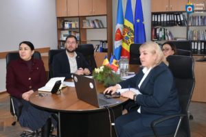 Ședință de lucru în format online între conducerea raionului Ialoveni și Consiliul Județean Vaslui pentru consolidarea parteneriatului bilateral