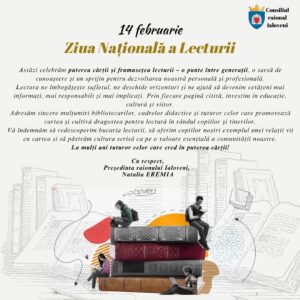 𝗠𝗲𝘀𝗮𝗷𝘂𝗹 𝗽𝗿𝗲𝘀̦𝗲𝗱𝗶𝗻𝘁𝗲𝗶 𝗿𝗮𝗶𝗼𝗻𝘂𝗹𝘂𝗶 𝗜𝗮𝗹𝗼𝘃𝗲𝗻𝗶 𝗱𝗲 𝗭𝗶𝘂𝗮 𝗡𝗮𝘁̦𝗶𝗼𝗻𝗮𝗹𝗮̆ 𝗮 𝗟𝗲𝗰𝘁𝘂𝗿𝗶𝗶
