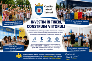 Consiliul raional Ialoveni investește în tineri și creează oportunități pentru dezvoltarea acestora