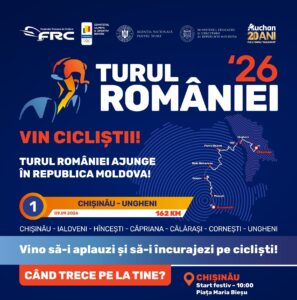 Turul României traversează în premieră raionul Ialoveni. Consiliul raional invită locuitorii să susțină cicliștii