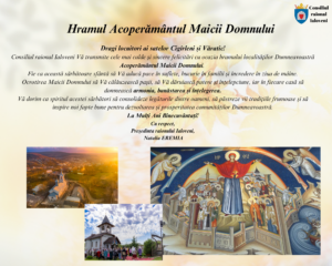𝗠𝗲𝘀𝗮𝗷𝘂𝗹 𝗣𝗿𝗲𝘀̦𝗲𝗱𝗶𝗻𝘁𝗲𝗶 𝗿𝗮𝗶𝗼𝗻𝘂𝗹𝘂𝗶 𝗜𝗮𝗹𝗼𝘃𝗲𝗻𝗶 𝗰𝘂 𝗼𝗰𝗮𝘇𝗶𝗮 𝗛𝗿𝗮𝗺𝘂𝗹𝘂𝗶 𝗔𝗰𝗼𝗽𝗲𝗿𝗮̆𝗺𝗮̂𝗻𝘁𝘂𝗹 𝗠𝗮𝗶𝗰𝗶𝗶 𝗗𝗼𝗺𝗻𝘂𝗹𝘂𝗶