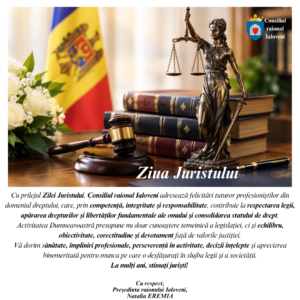 𝗠𝗲𝘀𝗮𝗷𝘂𝗹 𝗱𝗲 𝗳𝗲𝗹𝗶𝗰𝗶𝘁𝗮𝗿𝗲 𝗮𝗹 𝗣𝗿𝗲𝘀̦𝗲𝗱𝗶𝗻𝘁𝗲𝗶 𝗿𝗮𝗶𝗼𝗻𝘂𝗹𝘂𝗶 𝗜𝗮𝗹𝗼𝘃𝗲𝗻𝗶 𝗰𝘂 𝗽𝗿𝗶𝗹𝗲𝗷𝘂𝗹 𝗭𝗶𝗹𝗲𝗶  𝗝𝘂𝗿𝗶𝘀𝘁𝘂𝗹𝘂𝗶