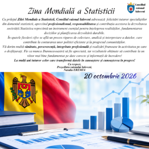𝗠𝗲𝘀𝗮𝗷𝘂𝗹 𝗱𝗲 𝗳𝗲𝗹𝗶𝗰𝗶𝘁𝗮𝗿𝗲 𝗮𝗹 𝗣𝗿𝗲𝘀̦𝗲𝗱𝗶𝗻𝘁𝗲𝗶 𝗿𝗮𝗶𝗼𝗻𝘂𝗹𝘂𝗶 𝗜𝗮𝗹𝗼𝘃𝗲𝗻𝗶 𝗰𝘂 𝗽𝗿𝗶𝗹𝗲𝗷𝘂𝗹 𝗭𝗶𝗹𝗲𝗶 𝗠𝗼𝗻𝗱𝗶𝗮𝗹𝗲 𝗮 𝗦𝘁𝗮𝘁𝗶𝘀𝘁𝗶𝗰𝗶𝗶