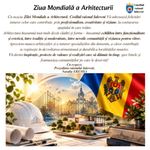 𝗠𝗲𝘀𝗮𝗷𝘂𝗹 𝗱𝗲 𝗳𝗲𝗹𝗶𝗰𝗶𝘁𝗮𝗿𝗲 𝗮𝗹 𝗣𝗿𝗲𝘀̦𝗲𝗱𝗶𝗻𝘁𝗲𝗶 𝗿𝗮𝗶𝗼𝗻𝘂𝗹𝘂𝗶 𝗜𝗮𝗹𝗼𝘃𝗲𝗻𝗶 𝗰𝘂 𝗽𝗿𝗶𝗹𝗲𝗷𝘂𝗹 𝗭𝗶𝗹𝗲𝗶 𝗠𝗼𝗻𝗱𝗶𝗮𝗹𝗲 𝗮 𝗔𝗿𝗵𝗶𝘁𝗲𝗰𝘁𝘂𝗿𝗶𝗶